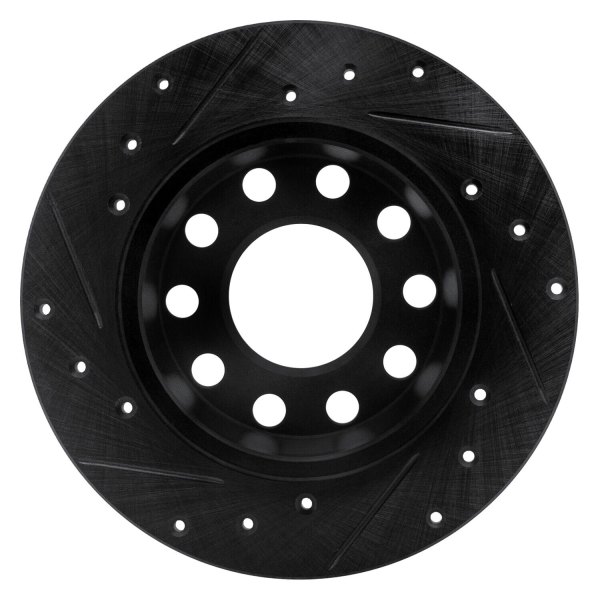 R1 Concepts® - eLINE™ Drilled and Slotted 1-Piece Front Brake Rotor