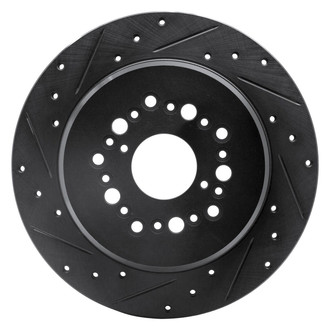 R1 Concepts® - eLINE™ Drilled and Slotted 1-Piece Brake Rotor