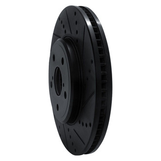 R1 Concepts® - eLINE™ Drilled and Slotted 1-Piece Front Passenger Side Brake Rotor