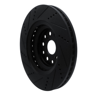 R1 Concepts® - eLINE™ Drilled and Slotted 1-Piece Front Passenger Side Brake Rotor