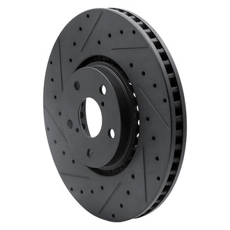 R1 Concepts® - eLINE™ Drilled and Slotted 1-Piece Front Brake Rotor