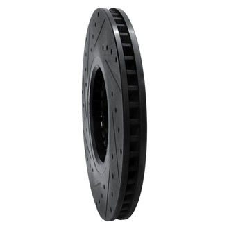R1 Concepts® - eLINE™ Drilled and Slotted 1-Piece Front Passenger Side Brake Rotor