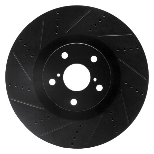 R1 Concepts® - eLINE™ Drilled and Slotted 1-Piece Front Brake Rotor