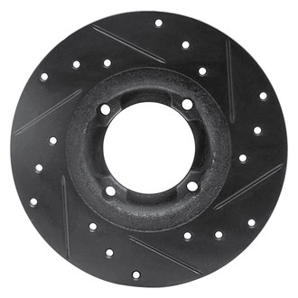 R1 Concepts® - eLINE™ Drilled and Slotted 1-Piece Front Brake Rotor