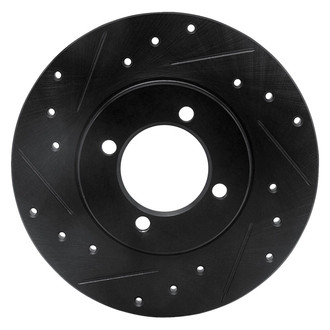 R1 Concepts® - eLINE™ Drilled and Slotted 1-Piece Front Brake Rotor