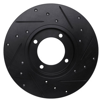 R1 Concepts® - eLINE™ Drilled and Slotted 1-Piece Front Driver Side Brake Rotor