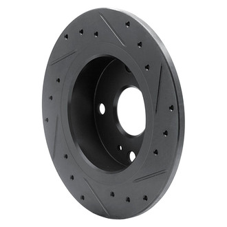 R1 Concepts® - eLINE™ Drilled and Slotted 1-Piece Rear Driver Side Brake Rotor