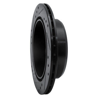 R1 Concepts® - eLINE™ Drilled and Slotted 1-Piece Rear Passenger Side Brake Rotor