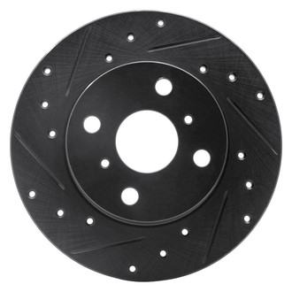 R1 Concepts® - eLINE™ Drilled and Slotted 1-Piece Front Brake Rotor