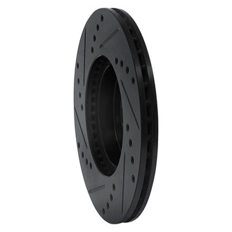 R1 Concepts® - eLINE™ Drilled and Slotted 1-Piece Front Passenger Side Brake Rotor