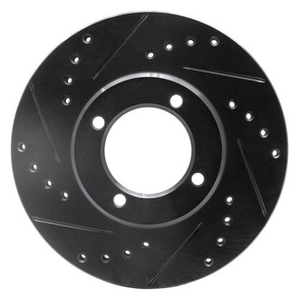 R1 Concepts® - eLINE™ Drilled and Slotted 1-Piece Front Driver Side Brake Rotor