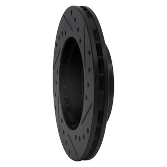 R1 Concepts® - eLINE™ Drilled and Slotted 1-Piece Front Passenger Side Brake Rotor