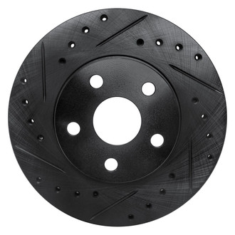 R1 Concepts® - eLINE™ Drilled and Slotted 1-Piece Front Driver Side Brake Rotor