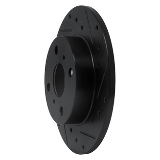 R1 Concepts® - eLINE™ Drilled and Slotted 1-Piece Rear Passenger Side Brake Rotor