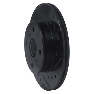 R1 Concepts® - eLINE™ Drilled and Slotted 1-Piece Front Passenger Side Brake Rotor