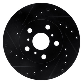R1 Concepts® - eLINE™ Drilled and Slotted 1-Piece Front Brake Rotor