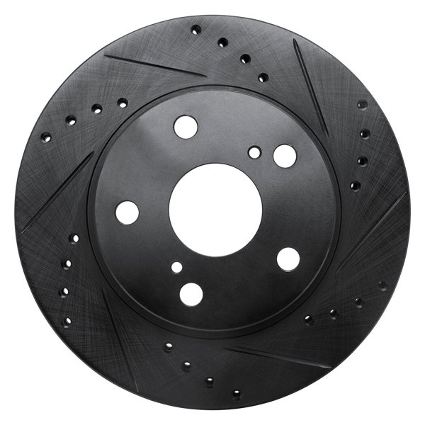 R1 Concepts® - eLINE™ Drilled and Slotted 1-Piece Front Brake Rotor