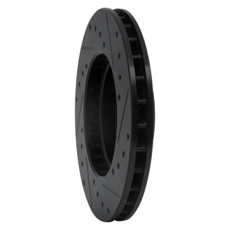 R1 Concepts® - eLINE™ Drilled and Slotted 1-Piece Front Driver Side Brake Rotor