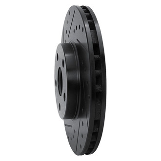 R1 Concepts® - eLINE™ Drilled and Slotted 1-Piece Front Driver Side Brake Rotor