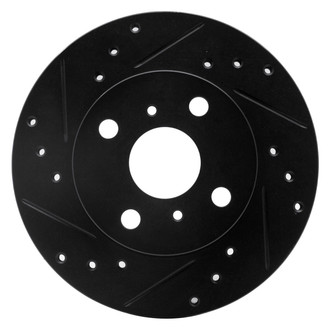 R1 Concepts® - eLINE™ Drilled and Slotted 1-Piece Front Driver Side Brake Rotor