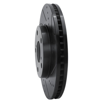 R1 Concepts® - eLINE™ Drilled and Slotted 1-Piece Front Passenger Side Brake Rotor