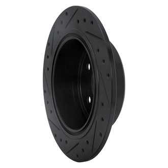 R1 Concepts® - eLINE™ Drilled and Slotted 1-Piece Rear Passenger Side Brake Rotor