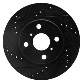 R1 Concepts® - eLINE™ Drilled and Slotted 1-Piece Front Brake Rotor