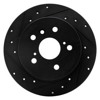 R1 Concepts® - eLINE™ Drilled and Slotted 1-Piece Brake Rotor