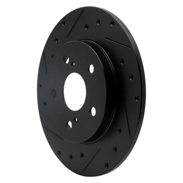 R1 Concepts® - eLINE™ Drilled and Slotted 1-Piece Rear Brake Rotor