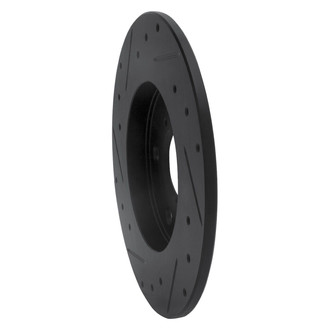 R1 Concepts® - eLINE™ Drilled and Slotted 1-Piece Rear Passenger Side Brake Rotor