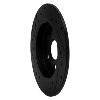 R1 Concepts® - eLINE™ Drilled and Slotted 1-Piece Rear Passenger Side Brake Rotor
