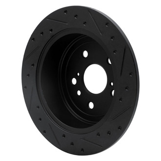 R1 Concepts® - eLINE™ Drilled and Slotted 1-Piece Rear Driver Side Brake Rotor