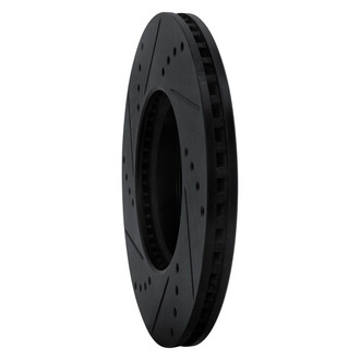 R1 Concepts® - eLINE™ Drilled and Slotted 1-Piece Front Passenger Side Brake Rotor
