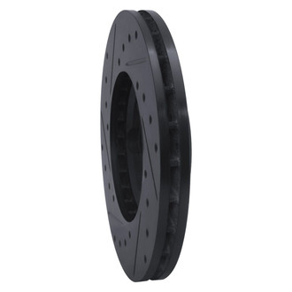 R1 Concepts® - eLINE™ Drilled and Slotted 1-Piece Front Passenger Side Brake Rotor