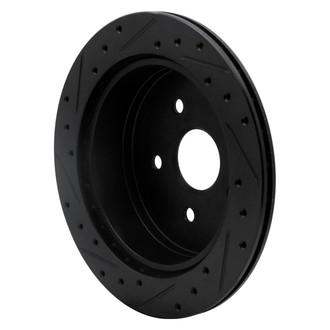 R1 Concepts® - eLINE™ Drilled and Slotted 1-Piece Rear Passenger Side Brake Rotor