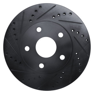 R1 Concepts® - eLINE™ Drilled and Slotted 1-Piece Front Driver Side Brake Rotor