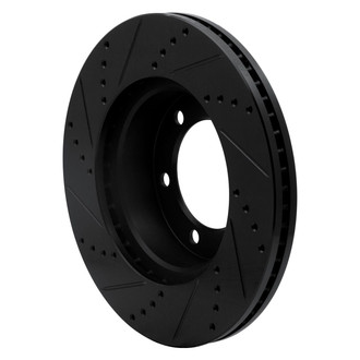 R1 Concepts® - eLINE™ Drilled and Slotted 1-Piece Front Passenger Side Brake Rotor