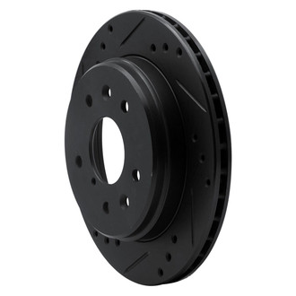 R1 Concepts® - eLINE™ Drilled and Slotted 1-Piece Rear Driver Side Brake Rotor