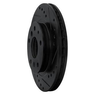 R1 Concepts® - eLINE™ Drilled and Slotted 1-Piece Front Passenger Side Brake Rotor