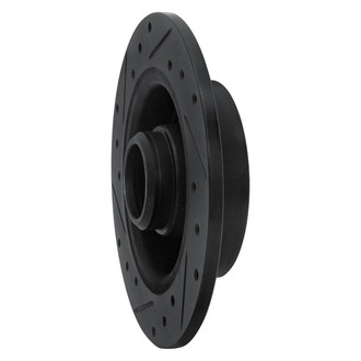 R1 Concepts® - eLINE™ Drilled and Slotted 1-Piece Rear Passenger Side Brake Rotor