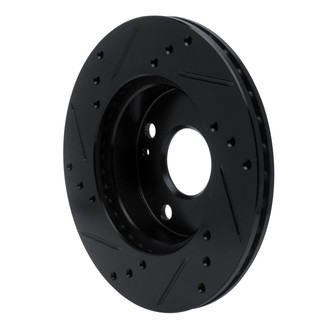 R1 Concepts® - eLINE™ Drilled and Slotted 1-Piece Front Passenger Side Brake Rotor