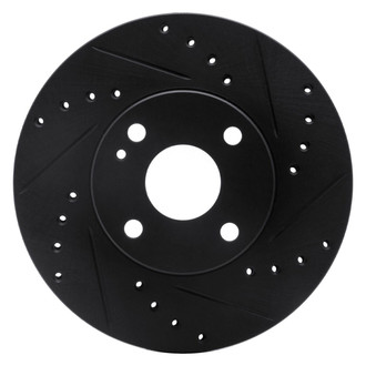 R1 Concepts® - eLINE™ Drilled and Slotted 1-Piece Front Passenger Side Brake Rotor