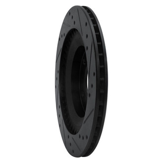 R1 Concepts® - eLINE™ Drilled and Slotted 1-Piece Rear Driver Side Brake Rotor