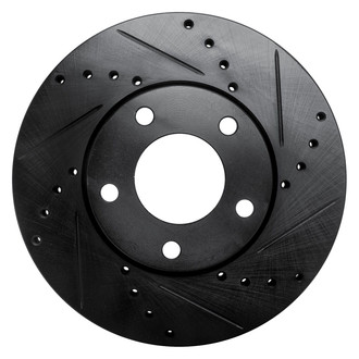 R1 Concepts® - eLINE™ Drilled and Slotted 1-Piece Front Passenger Side Brake Rotor