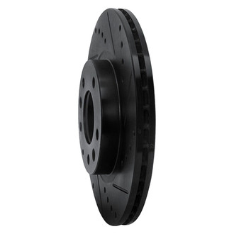 R1 Concepts® - eLINE™ Drilled and Slotted 1-Piece Front Passenger Side Brake Rotor