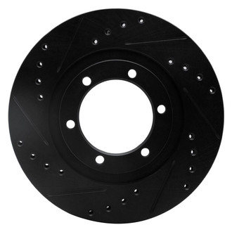 R1 Concepts® - eLINE™ Drilled and Slotted 1-Piece Front Driver Side Brake Rotor
