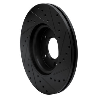 R1 Concepts® - eLINE™ Drilled and Slotted 1-Piece Front Driver Side Brake Rotor