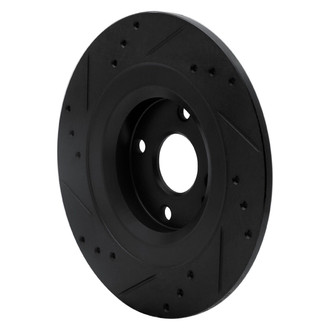 R1 Concepts® - eLINE™ Drilled and Slotted 1-Piece Rear Passenger Side Brake Rotor