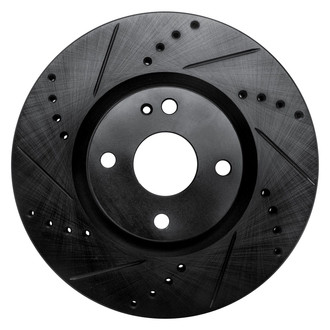 R1 Concepts® - eLINE™ Drilled and Slotted 1-Piece Front Driver Side Brake Rotor