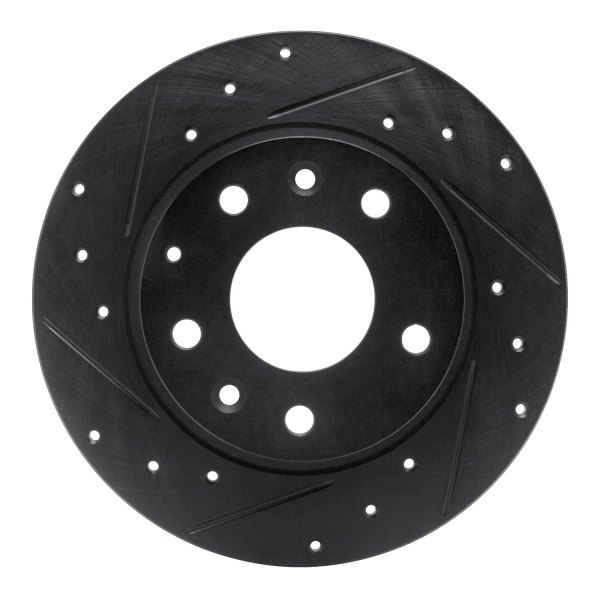 R1 Concepts® - eLINE™ Drilled and Slotted 1-Piece Rear Brake Rotor